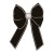 Autumn and Winter New Big Bow Suede Inlaid Pearl Edge Edge Double Bow Ribbon Spring Clip Girl Head Clip