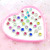 Alloy Open Colorful Multi-Style Fashion Ornament Love Cartoon Children 'S Ring Boxed
