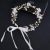 Girls Hair Accessories Fabric Flower Pearl Flexible Chain Hair Band Fairy Headdress Wedding Dress Wedding Accessories