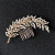 Ins Style Bride Wedding Accessories Cross-Border Alloy Hollow Leaves Hair Comb Pearl Rhinestone Insert Comb for Updo