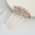 Antique Style Four Teeth Pearl Hair Comb Hair Comb Female Rhinestone Hair Band Korean Hair Accessories Factory Wholesale