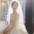 European and American Bride Veil Wedding Dress Veil Double-Layer Edging Puffy Yarn Band Hair Comb Veil Double-Layer V97