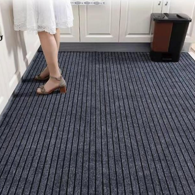 Office Commercial Entrance Floor Mat Kitchen Bathroom Non-Slip and Oilproof Full-Covered Corridor Stairs Seven Striped Carpet