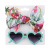 New Kids Sunglasses Headband Combination Sets Fashion Cartoon Baby Toy Sun-Shade Glasses Polyester Printed Hair Band