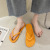 New Flip-Flops Women's Summer Ins Fashion Outerwear Flip-Flops Plywood Seaside Beach Slippers Spot Goods