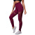 Europe and America Cross Border New Seamless Yoga Pants Hollow High Waist Hip Lifting Sports Pants Fitness Leggings Yoga Clothes for Women