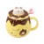 Donut Mug Girl Good-looking with Cover Spoon Cartoon Cute Breakfast Milk Cup Children Student Office
