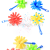4Pcs Sponge Explosion Brush Painting Tools Children's Development Intelligence Toys