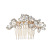Cross Border Bridal Ornament Vintage Hair Comb Crystal Alloy Hair Comb Wedding Dress Accessories Factory Direct Sales