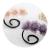 Bun Hair Band Spring and Summer New Mesh Three Flowers Bun Hair Band Simple Flowers All-Match Plate