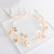 Girls Hair Accessories Fabric Flower Pearl Flexible Chain Hair Band Fairy Headdress Wedding Dress Wedding Accessories