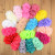 and America New Long Chiffon Headdress Flower Combination Rose Children Headwear Clothing Accessories 22 Colors in Stock