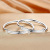 999 Solid Starry Bracelet Children's Classic Male and Female Baby Pole Push Pull Sterling Silver Bracelet Wholesale