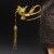 Plated Thick Gold Large Heavy Version 51G Phoenix Hairpin Hanfu Updo Hair Accessories Hairpin Wedding Phoenix Hairpin