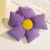 Children's Colorful 3D Cute Fabric Large Flower Hair Ring Little Girl's High Ponytail Bow Hair Band