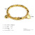 Ornament Fashion New European and American Style Jewelry Plated 18K Gold Bracelet Bell Children's Bracelet Ccm315