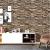 5M Vintage Brick Stone Pattern Self-Adhesive Wallpaper Bar Clothing Salon Decoration Waterproof Paper PVC 3D Wallpaper Wholesale