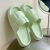 Slip-on Slippers for Women Summer Outdoor Indoor Home Home Cloud Soft Bottom Petals Bath Eva High-Grade