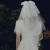 Bridal Wedding Veil Wedding Dress Butterfly Satin Yarn Photo Trip Shoot Three Layers Modeling Yarn 9965