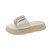 Women's Thick-Soled Flip-Flops, Retro Ins Niche Slippers for Spring and Summer New Fashionable