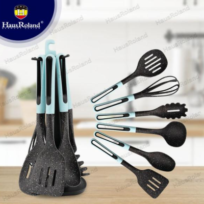 Kitchen Tools Suit Nylon Non-Stick Pan High Temperature Resistant Cooking Spatula Soup Spoon and Strainer Spaghetti Spot Gift Wholesale
