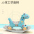 Children Shake Rocking Horse Small Wooden Horse Children 1-5 Weeks Gift Toy Car Dual-Use Rocking Horse Scooter Spring Gift