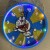 Children's Diamond Painting Fully-Jeweled Crystal Stickers Cartoon Wall Clock Stickers Puzzle Foreign Trade Hot Sale Handmade Ingredients