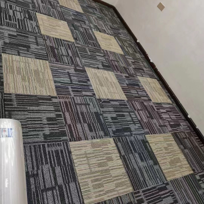 Joint Carpet Square Carpet Office Carpet Solid Color Carpet Available for Retail in Stock