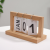 Creative Wooden Page Turning Calendar Foreign Trade