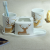 European-Style Ceramic Five-Piece Bathroom Set Washing Set Bathroom Supplies Toilet Cup Toothbrush Cup Set Simple