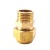 Factory Wholesale Taobao Hot Sale 4-Plug 6/8/10 Outer Teeth Flared Straight-through Copper Tube Flared Connector