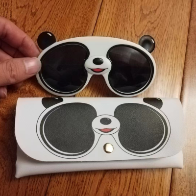 2022 New Children's Polarized Sunglasses Cartoon Baby Sunglasses Tpee Silicone Panda Glasses