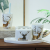 European-Style Ceramic Five-Piece Bathroom Set Washing Set Bathroom Supplies Toilet Cup Toothbrush Cup Set Simple