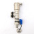 Spot Supply Water Separator for Floor Heating Drain Valve Water Separator End Angle Valve All-through Nickel-Plated Water Separator Explosion-Proof Sleeving Valve
