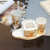 European-Style Ceramic Five-Piece Bathroom Set Washing Set Bathroom Supplies Toilet Cup Toothbrush Cup Set Simple