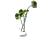 Factory Wholesale Light Luxury Nordic Golden Trim Glass Vase Square VAT Straight Living Room Flower Furniture Decorative Flower Arrangement Ornaments