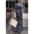 Spring and Summer New Silk 19 M Stretch Satin Animal Print Dress V-neck Loose Midi Dress 15