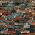 3D Imitation Marble Brick Pattern Wallpaper Clothing Store Restaurant Bar Retro Cultural Brick Wall Wallpaper Wholesale