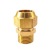 Factory Wholesale Taobao Hot Sale 4-Plug 6/8/10 Outer Teeth Flared Straight-through Copper Tube Flared Connector