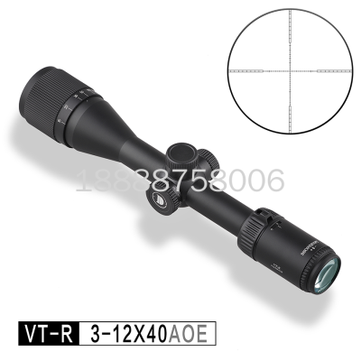 Discoverer VT-R 3-12 X40aoe Telescopic Sight Times Mirror Anti-Seismic HD Laser Aiming Instrument Sniper Mirror