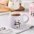 Cartoon Panda Ceramic Cup Cute Mug with Lid Advertising with Spoon Gift Cup Logo Can Be Added