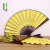SOURCE Manufacturer Bamboo Craft Fan Two Green 10-Inch Redwood-like Raw Silk Male Fan Gift Advertising Printing Fan Wholesale