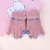 Big Boy Cute Hand-Shaped Brush Five-Finger Touch Screen Bear Anime Gloves