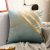 Light Luxury Velvet Pillow Model Room Villa Couch Pillow Cushion Cover without Core Stitching Model Room Living Room Waist Pillow