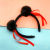 Plush Nezha Headband Magic Boy Born Nezha Bun Hair Ball Headband Super Cute Cute Headwear Scenic Spot Supply