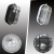 Led Oval Moisture-Proof Lamps Bathroom Waterproof Glass Ceiling Light Cold Storage round Explosion-Proof Lampshade