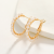 Korean Simple Pearl Temperament Earrings Ins Cold Style New Simple Temperamental All-Match Ear Clip Earrings