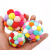 Factory Direct Supply New DIY Plush Cat Toy Colorful Bell Ball Pet Cat Toy Cat Toy Spot