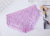 Japanese Simple Cute Girl Underwear Lace Breathable Cotton Bow Hollow Lace Mid Waist Briefs 017-