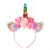 Best Seller in Europe and America Headwear Hot Unicorn Headband Halloween Headdress Rabbit Ears Hair Accessories Children's Headband Wholesale